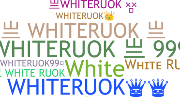 Apodo - Whiteruok