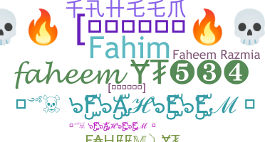 Apodo - Faheem