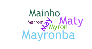 Apodo - Mayron