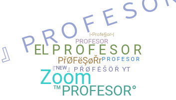 Apodo - Profesor