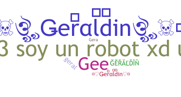 Apodo - Geraldin