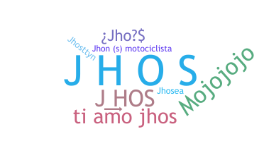 Apodo - Jhos