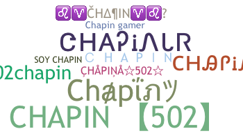 Apodo - Chapin