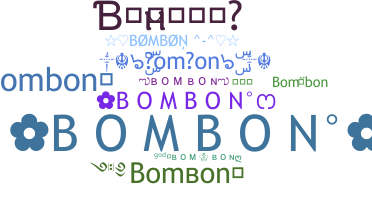 Apodo - bombon