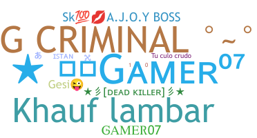 Apodo - Gamer07