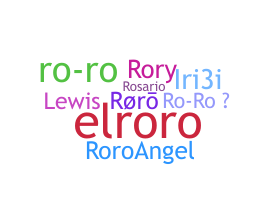 Apodo - Roro